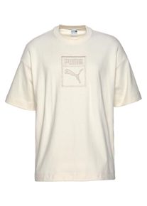 Puma, Herren Shirt 'Classics Downtown', Weiß