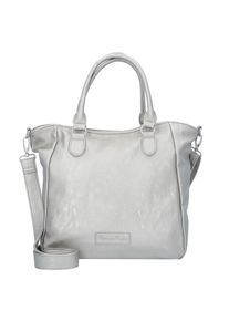 Fritzi aus Preussen Fritzi Aus Preußen, Damen Valeska Saddle Shopper Tasche 32 cm, Silber