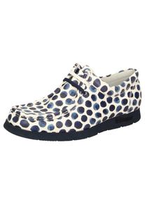 Sioux, Damen Mokassin 'Grash.-D172-29', Royalblau / Dunkelblau / Wei&szlig;