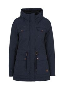 Ragwear, Damen Winterparka 'Laika', Dunkelblau / Weiß