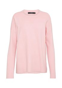 V&eacute;ro Moda VERO MODA, Damen Pullover 'O-NECK SLIT', Rosa