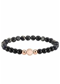 Liebeskind Berlin, Damen Armband 'LJ-0090-B-17', Rosegold / Schwarz