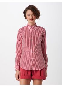 Polo Ralph Lauren, Damen Hemdbluse, Rot / Weiß