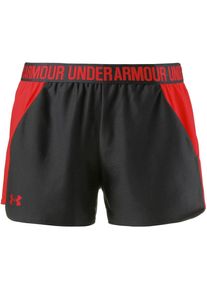 Under Armour, Damen Shorts 'Play Up', Rot / Schwarz