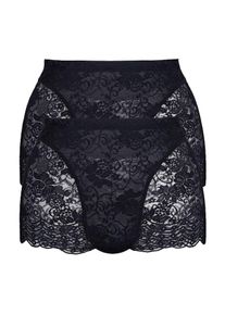 Sassa Mode Sassa, Damen Miederpant 'FUNCTIONAL LACE', Schwarz