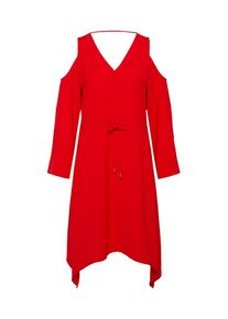 Oui, Damen Kleid, Rot