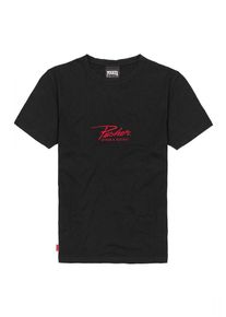 Mister Tee, Herren Tee 'Attack Small', Rot / Schwarz