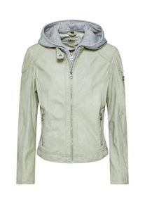 Gipsy, Damen Lederjacke 'Angy LAMAS', Hellgrau / Mint