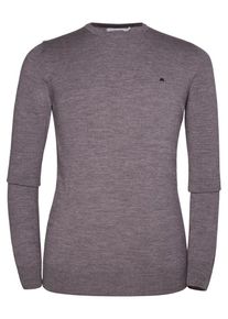 J. Lindeberg J.Lindeberg, Herren True Merino Pullover Lyle, Grau