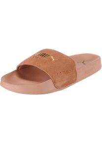 Puma, Herren Badesandale 'Leadcat Suede', Gold / Orange
