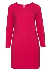 sheego Casual, Damen Basic Kleid, Cranberry