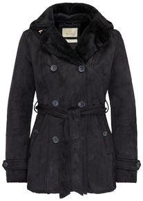 Roosevelt, Damen Kurzmantel, Schwarz