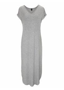 Heine, Damen Shirtkleid in aktueller Maxilänge, Graumeliert