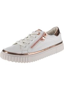 BE MEGA, M&auml;dchen Sneakers, Gold / Wei&szlig;