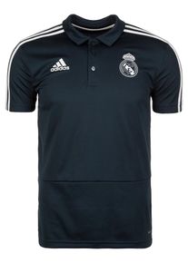 adidas Performance, Herren Poloshirt 'Real Madrid', Anthrazit / Weiß