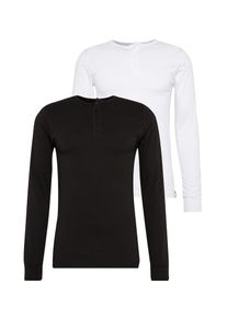 Dickies, Herren Langarmshirt im Doppelpack 'Seibert', Schwarz / Weiß
