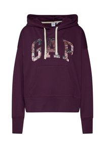GAP, Damen Sweatshirt 'GAP FLRL VLVT PO HD', Pflaume