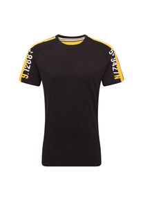 Jack & Jones JACK & JONES, Herren Shirt 'CALVIN', Gelb / Schwarz / Weiß
