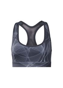 Reebok, Damen Sport-BH, Anthrazit / Weiß