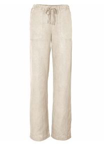 Heine, Damen Palazzohose mit elastischem Bund, Sand
