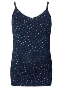 Noppies, Damen Still-Nachthemd 'Julia', Nachtblau / Wei&szlig;