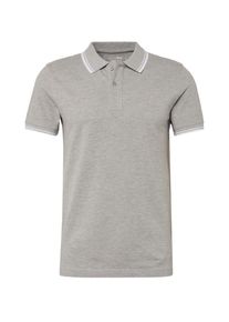 Tom Tailor Denim, Herren Poloshirt, Graumeliert / Wei&szlig;