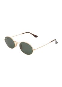 Ray-Ban, Damen Casual Sonnenbrille 'OVAL', Gold / Grün