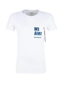 Q/S Designed By, Herren Shirt, Blau / Weiß