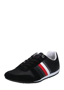 Tommy Hilfiger, Herren Sneaker 'ESSENTIAL NYLON RUNNER', Schwarz