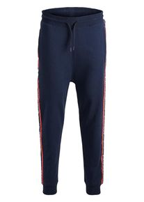 Jack & Jones JACK & JONES, Herren Hose, Nachtblau / Rot / Weiß