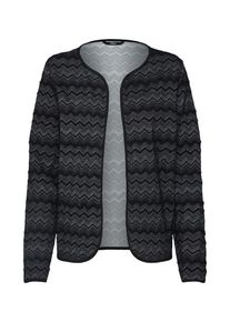 Only, Damen Cardigan, Basaltgrau / Schwarz
