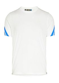 J. Lindeberg J.Lindeberg, Herren T-Shirt 'Dylen TX Jersey', Blau / Wei&szlig;
