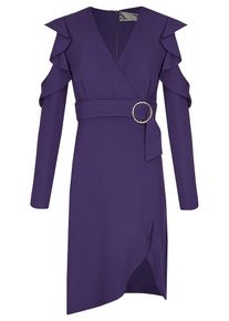 Nicowa, Damen Wickelkleid 'NAVA', Dunkellila