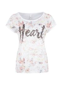 Q/S Designed By, Damen Shirt, Mischfarben / Wei&szlig;