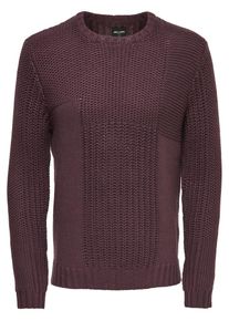 Only & Sons Only & Sons, Herren Pullover Einfarbiger, Bordeaux