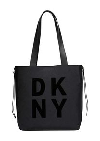 DKNY, Damen Tasche 'AVE A-LG TOTE-NYLON', Schwarz / Silber