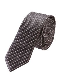 s.Oliver BLACK LABEL, Herren Krawatte, Grau / Pink