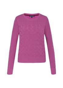 Tommy Hilfiger, Damen Pullover 'ESANA CABLE SWTR', Pink