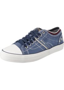 Mustang, Herren Sneaker, Blau / Wei&szlig;