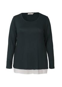 ZIZZI, Damen Bluse, Dunkelgrün