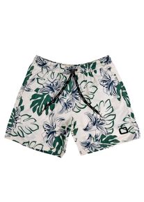 Code-Zero, Herren Badeshorts 'Voile', Beige / Grün