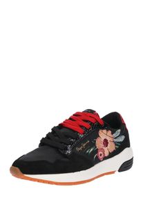 Pepe Jeans, Damen Sneaker 'Foster Rose', Feuerrot / Schwarz