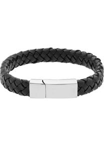 C-Collection, Herren Armband, Schwarz / Silber