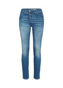PLEASE, Damen Jeans mit Knopfleiste 'Trousers', Blue Denim
