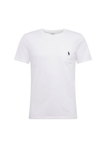 Polo Ralph Lauren, Herren Shirt 'SSCNPKTCMSL-SHORT SLEEVE-T-SHIRT', Wei&szlig;