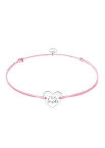 Elli, Damen Armband, Hellpink / Silber