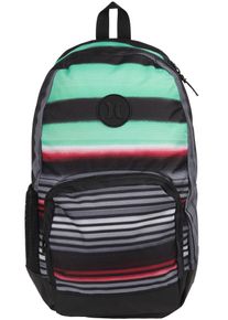 Hurley, Damen Rucksack 'Blockade II Moab', Grau / Mint / Rot / Schwarz / Weiß