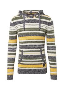 Tom Tailor, Herren Hoodie, Gelb / Grau / Oliv / Weiß