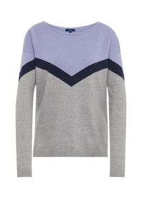 Tom Tailor, Damen Pullover, Grau / Helllila