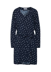 EDITED, Damen Kleid 'Dora', Navy / Wei&szlig;